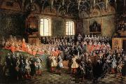 LANCRET, Nicolas Solemn Session of the Parliament for KingLouis XIV,February 22.1723 France oil painting artist